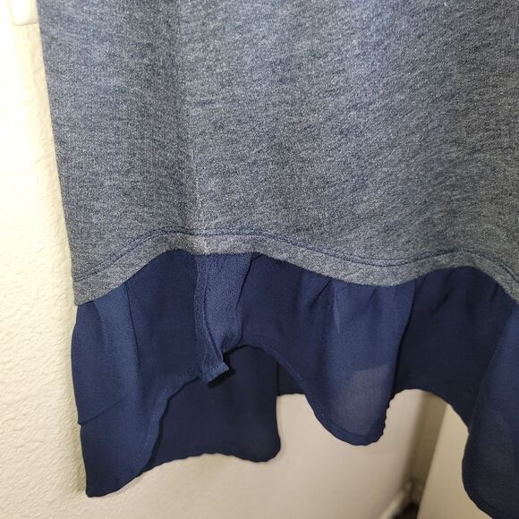 Lane Bryant Ombre Chiffon Hem Top Blouse 14/16 - Picture 3 of 5